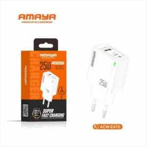 Chargeur GaN 25W USB-C + USB-A